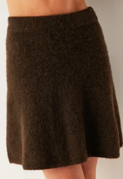 SELECTED Slflulu Brushed Hw Knit Skirt