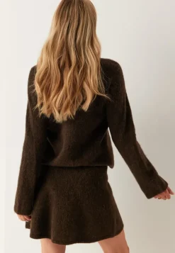 SELECTED Slflulu Brushed Hw Knit Skirt