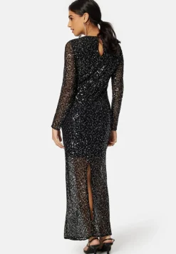 SELECTED Slfnoel Ls Ankle Sequins dress