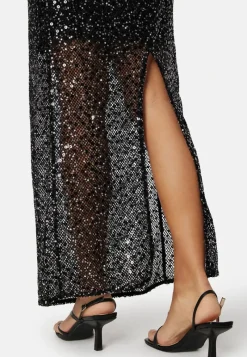 SELECTED Slfnoel Ls Ankle Sequins dress