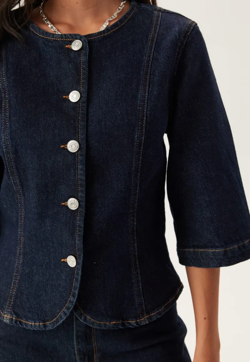 SELECTED Slfvida-kori 3/4 SHORT DENIM J