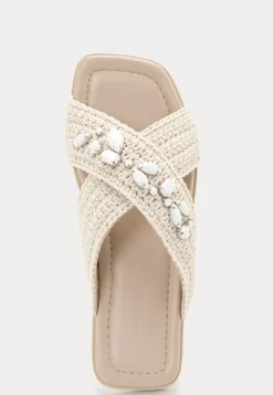 INUIKII Slipper Woven Crossed Stones