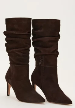 MAKE WAY Slouchy Suede Boot