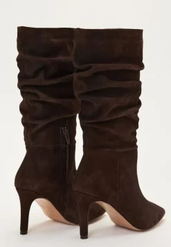 MAKE WAY Slouchy Suede Boot