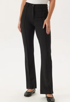 BUBBLEROOM Soft Flared Suit Trousers