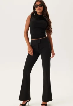 BUBBLEROOM Soft Suit Flared Trousers