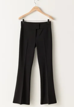 BUBBLEROOM Soft Suit Flared Trousers