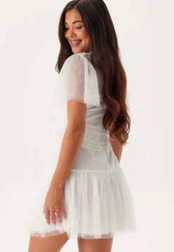 Bubbleroom Occasion Sonia Mesh Frill Dress