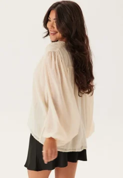 Bubbleroom Occasion Sparkling Chiffon Blouse