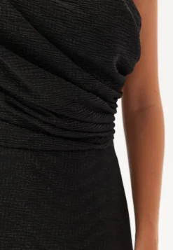 Bubbleroom Occasion Sparkling One shoulder Soft Maxi Dress