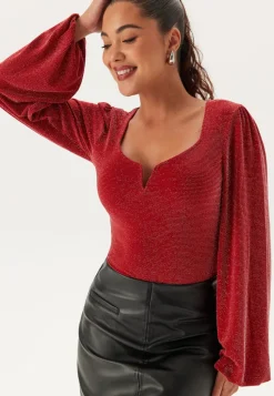 BUBBLEROOM Sparkling Puff Sleeve Top