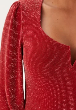 BUBBLEROOM Sparkling Puff Sleeve Top