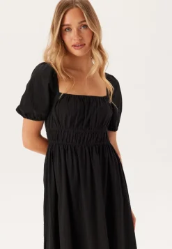 BUBBLEROOM Square Neck Cotton Maxi Dress