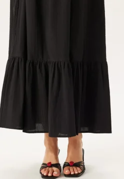 BUBBLEROOM Square Neck Cotton Maxi Dress