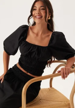 BUBBLEROOM Square Neck Smock Top