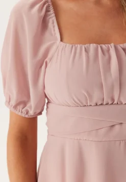 BUBBLEROOM Square Neck S/S Georgette Blouse