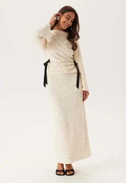 Bubbleroom Occasion Straight Ankle Sequin Skirt