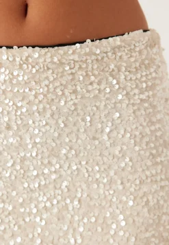 Bubbleroom Occasion Straight Ankle Sequin Skirt