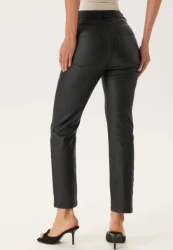 BUBBLEROOM Straight Leg Coated Jeans