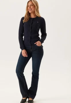 GANT Stretch Cotton Cable Cardigan