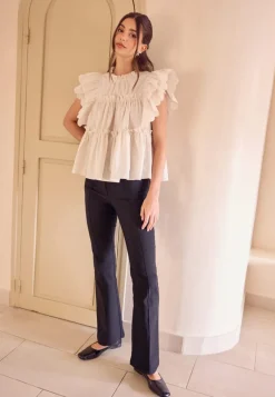 BUBBLEROOM Stretchy Back Pocket Trousers