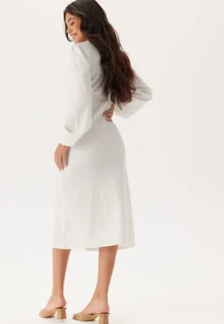 BUBBLEROOM Structure Button Midi Dress