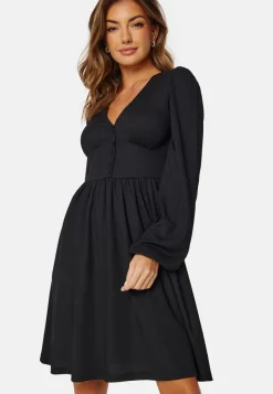 BUBBLEROOM Structure Button Short Dress