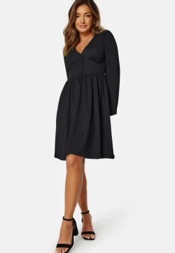 BUBBLEROOM Structure Button Short Dress