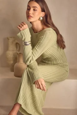 BUBBLEROOM Structure Knitted Dress