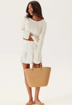 BUBBLEROOM Structure Knitted Top