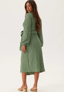 BUBBLEROOM Structure Wrap Dress