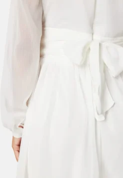 Bubbleroom Occasion Tie Back L/S Chiffon Dress