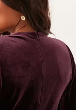 Bubbleroom Occasion Velvet Wrap Dress