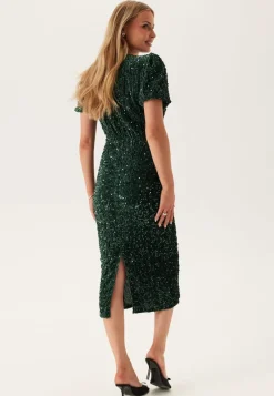 VILA Vibelieve S/S SEQUINS DRESS SE