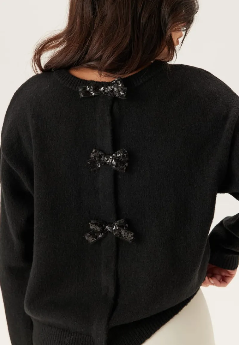 VILA Vibrianna O-neck L/S BOW KNIT