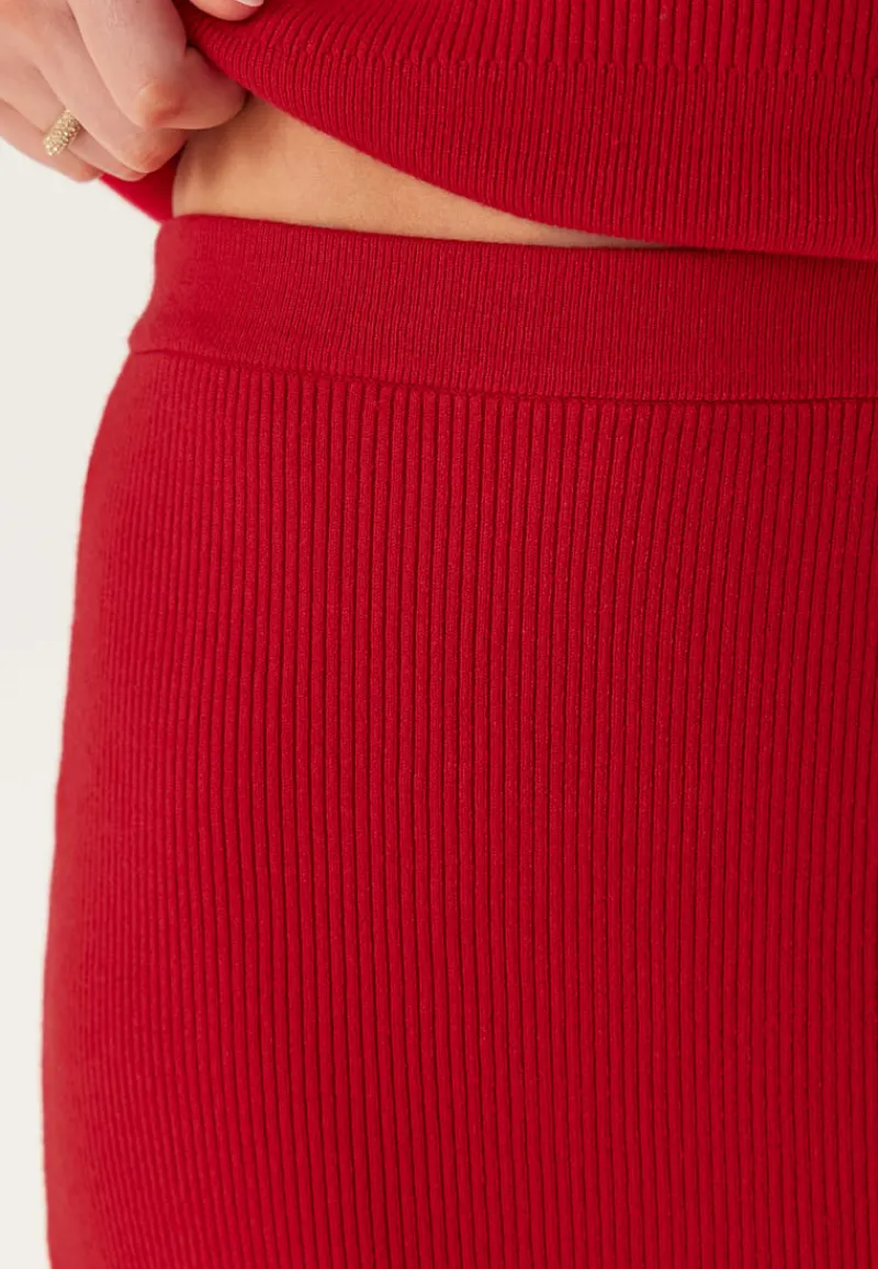 VILA Vicomfy A-Line Knit Skirt