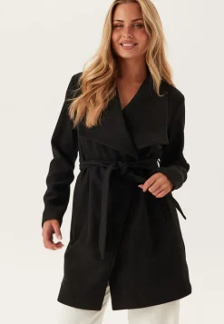 VILA Vicooley Collar Belt Coat
