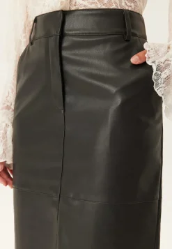 VILA Vidagmar Hw Midi Coated Skirt