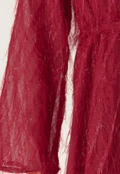 VILA Vifeather L/S O-NECK SHORT DRE