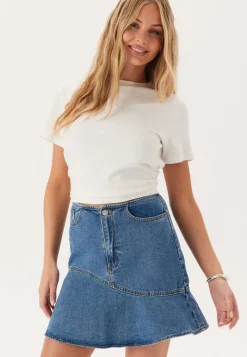 VILA Vijessie Rw Short Denim Skirt