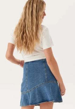 VILA Vijessie Rw Short Denim Skirt