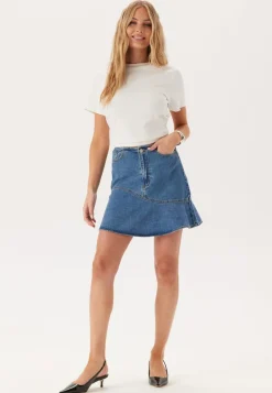 VILA Vijessie Rw Short Denim Skirt