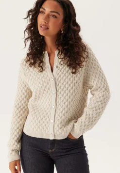 VILA Vikali L/S O-NECK KNIT BUTTON