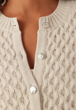 VILA Vikali L/S O-NECK KNIT BUTTON