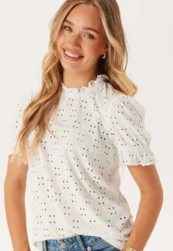 VILA Vikawa S/S Flounce Top