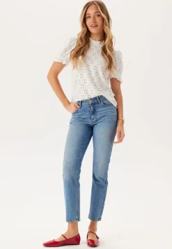 VILA Vikawa S/S Flounce Top