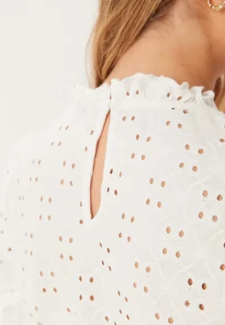 VILA Vikawa S/S Flounce Top