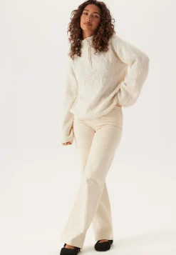 VILA ssia L/S HIGH NECK ZIPPER