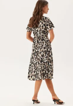 VILA Vilovie S/S Wrap Midi Dress
