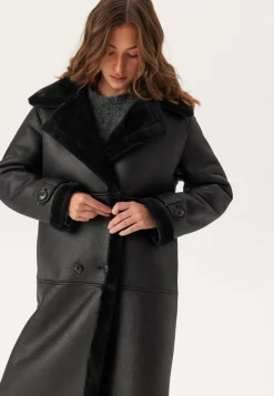 VILA Vimella Long Sherling Coat